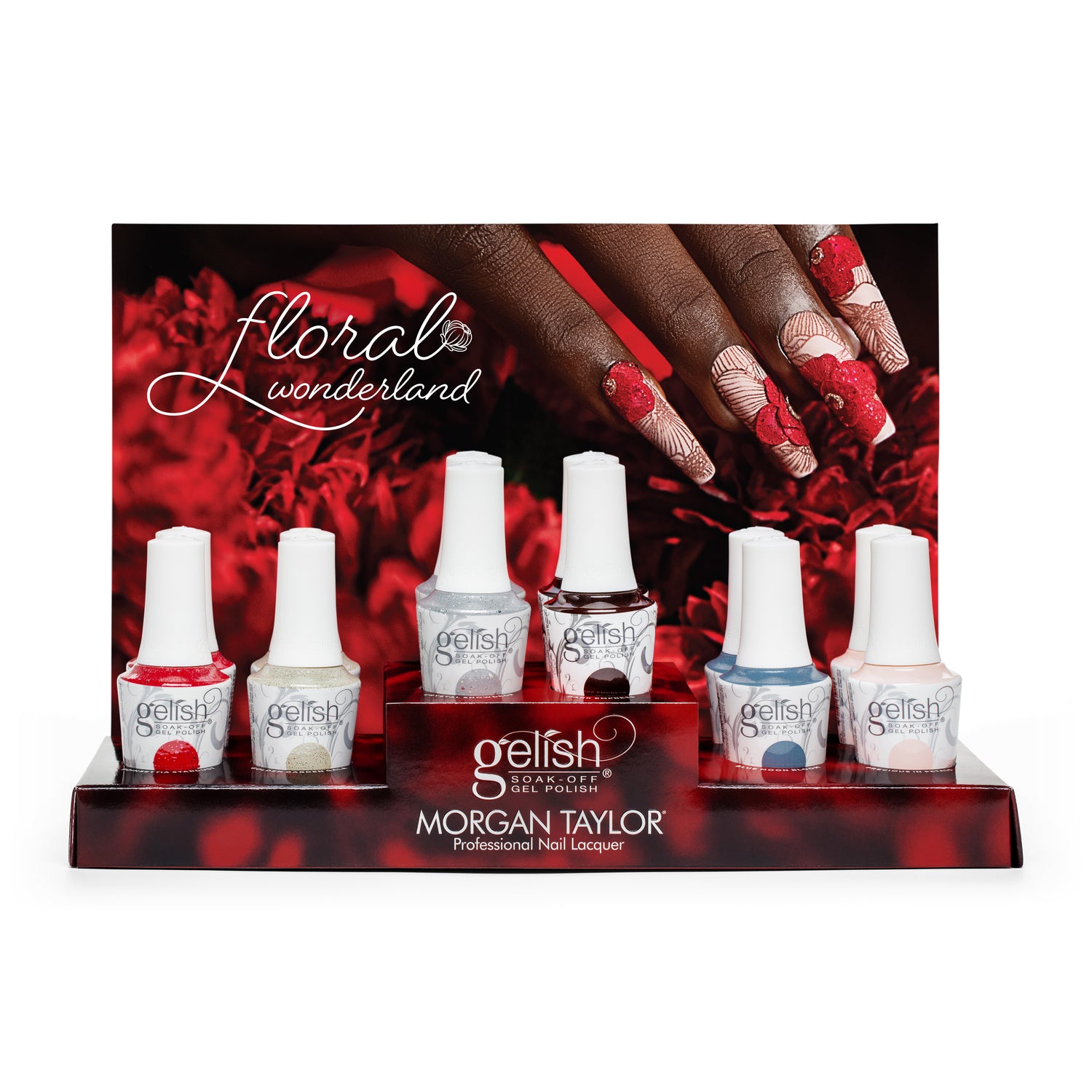 Gelish Soak-Off Gel Polish Floral Wonderland Collection - 12 Piece Display