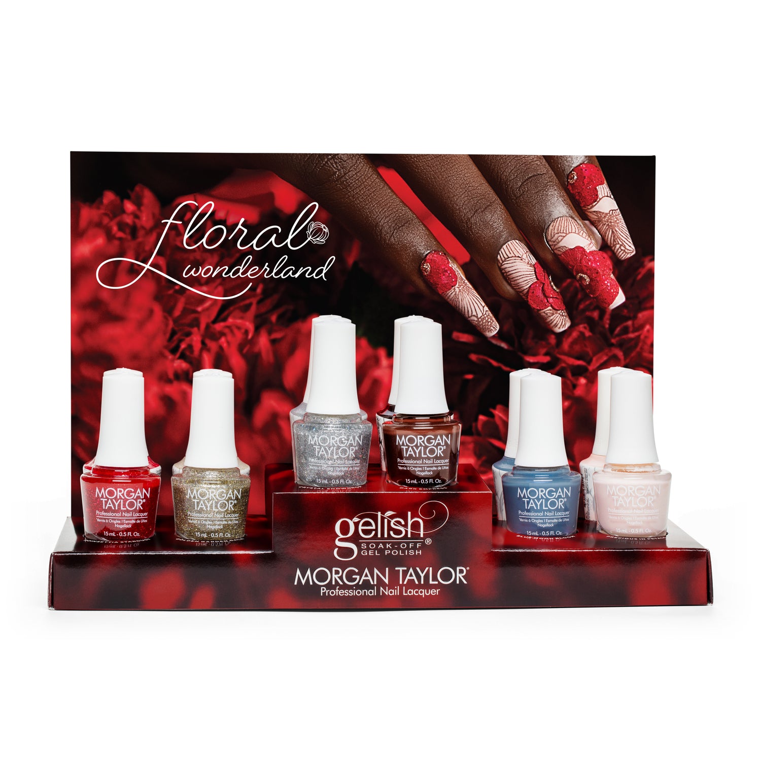 Gelish/Morgan Taylor Floral Wonderland Collection Mixed - 12 Piece Display