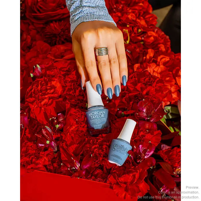 Gelish & Morgan Taylor Duo Floral Wonderland - Blue Moon Bloom .5 oz.