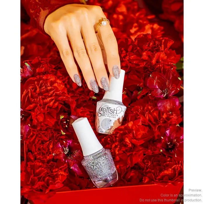 Gelish & Morgan Taylor Duo Floral Wonderland - Crystal Snowdrop .5 oz.