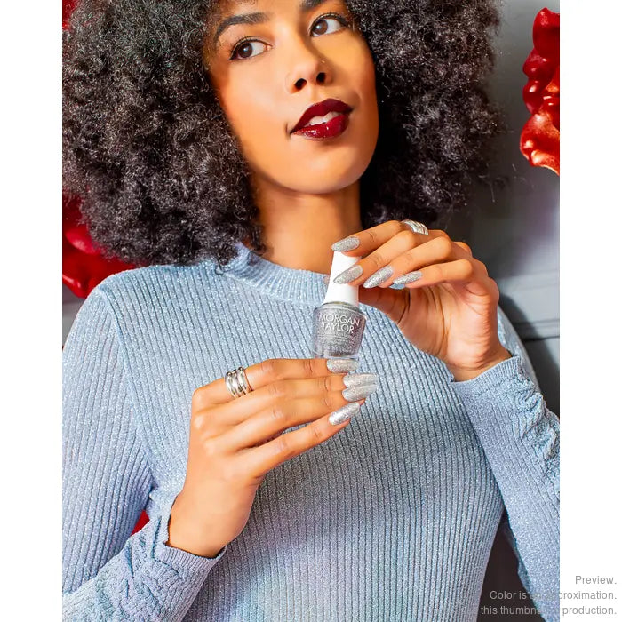 Gelish & Morgan Taylor Duo Floral Wonderland - Crystal Snowdrop .5 oz.