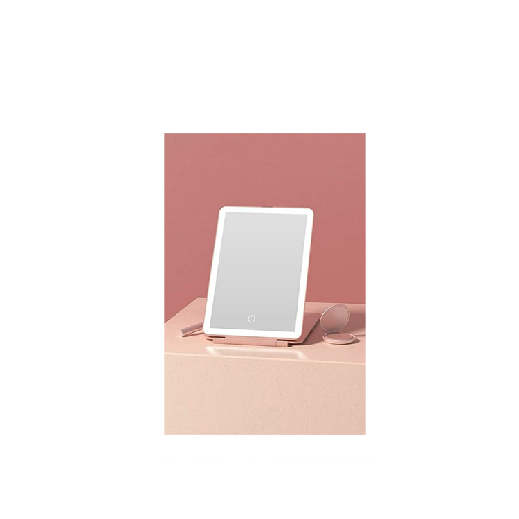Rechargeable LED Tablet Mirror – Pink