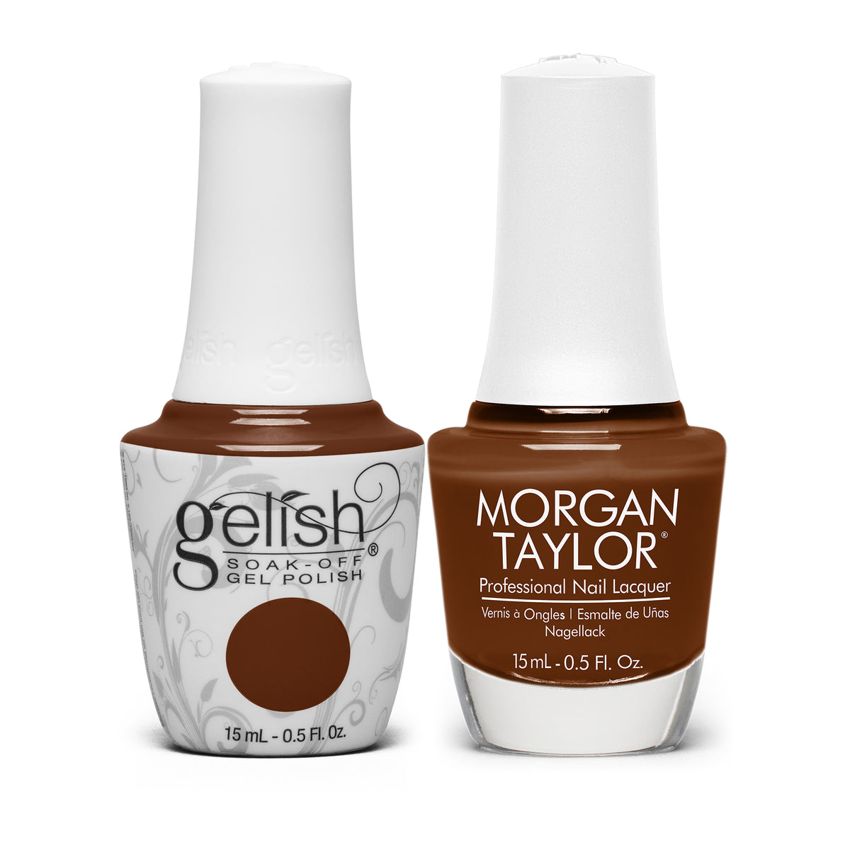 **PRE-ORDER**Gelish & Morgan Taylor Bougie By Nature Collection Duo – Cedar You Later .5 oz