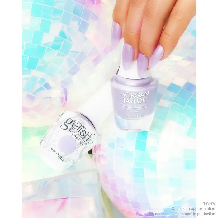 Gelish & Morgan Taylor Duo - Lucidly Lavendar .5 oz.