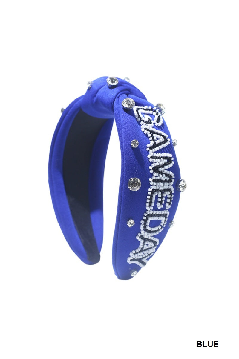 Game Day Headband Rhinestone - Blue PinkPro Beauty Supply