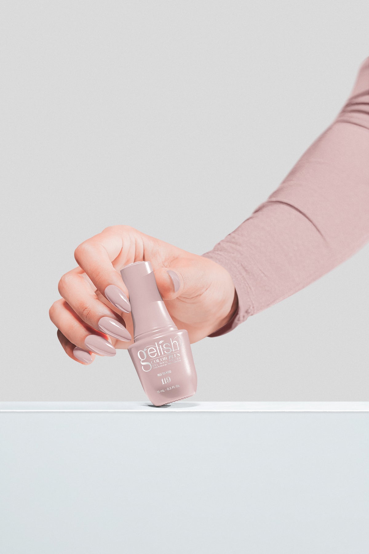 Gelish Gel Color Plus Milk Tea Mood .5 oz.