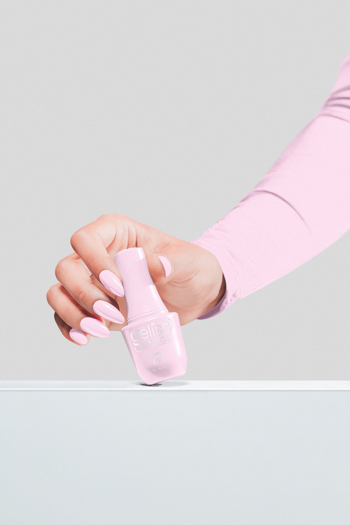 Gelish Gel Color Plus Whisper in Pink .5 oz.
