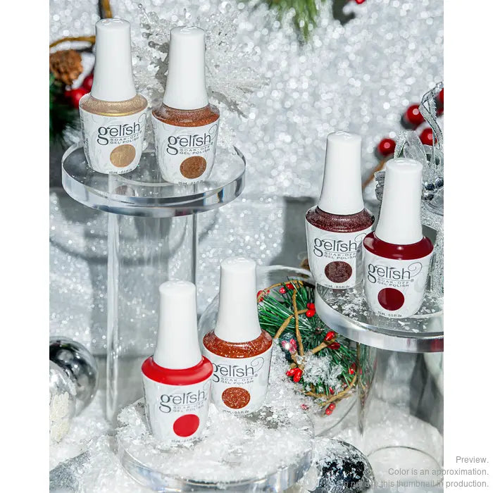 **PRE ORDER** Gelish Soak-Off Gel Polish Toast the Season Collection - 12 Piece Display