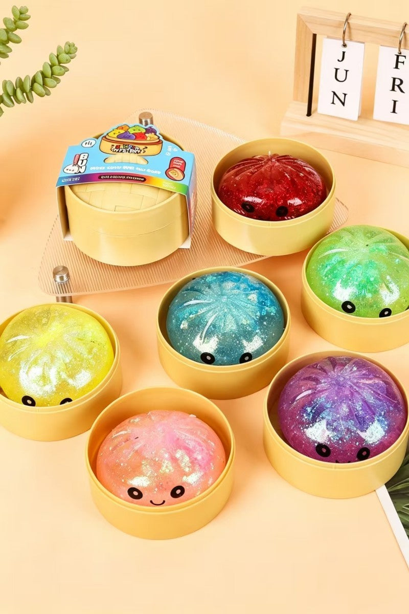 Dumpling Glitter Mystery Squishy Assorted