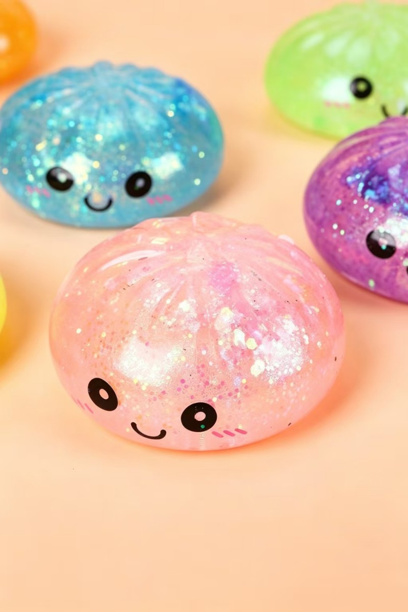 Dumpling Glitter Mystery Squishy Assorted
