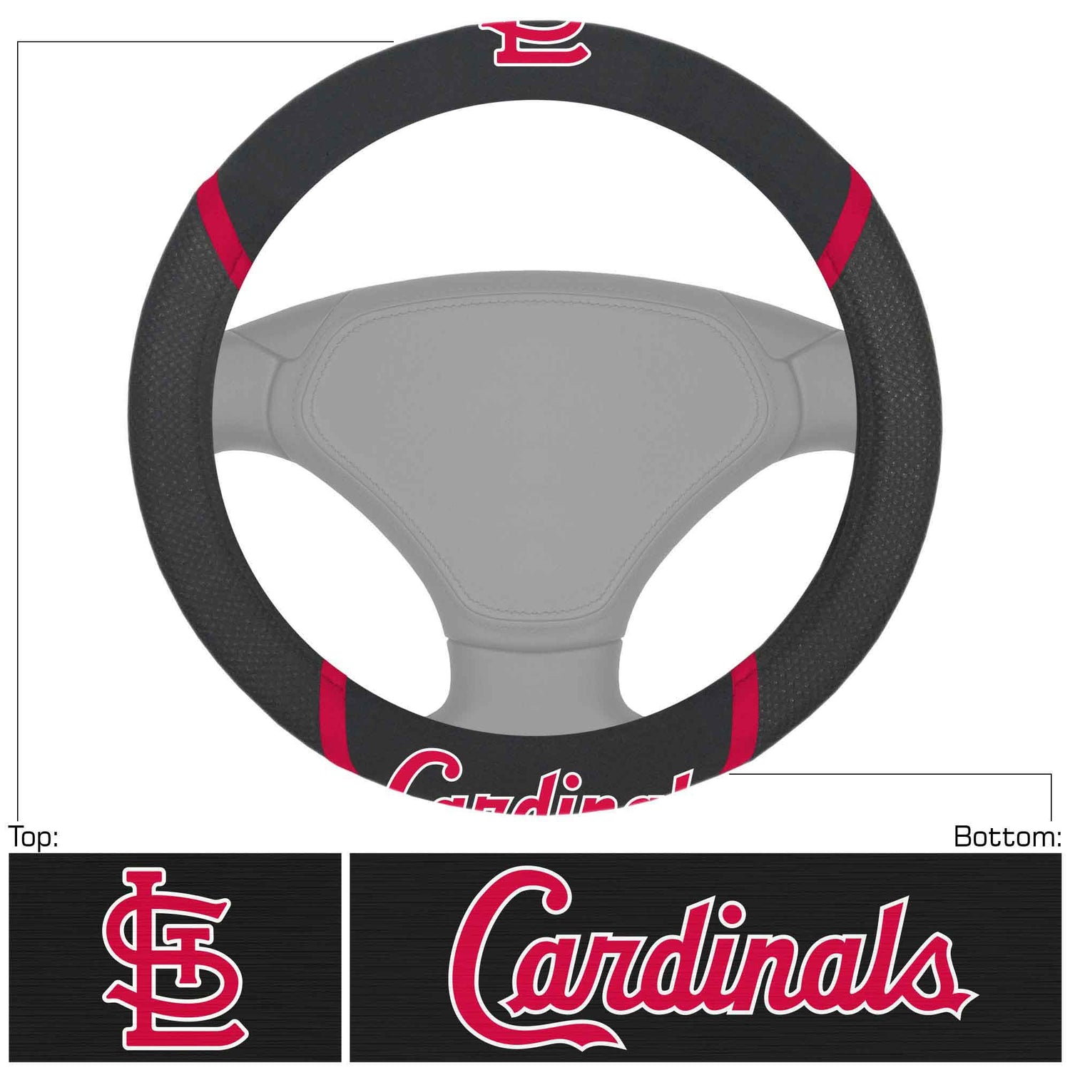 Fanmats St. Louis Cardinals Steering Wheel Cover