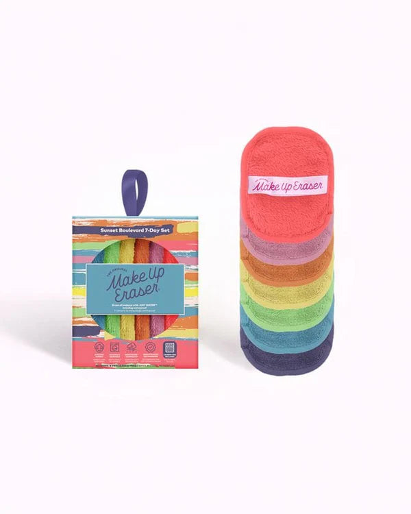 The Original MakeUp Eraser Sunset Boulevard 7-Day Set - PinkPro Beauty Supply