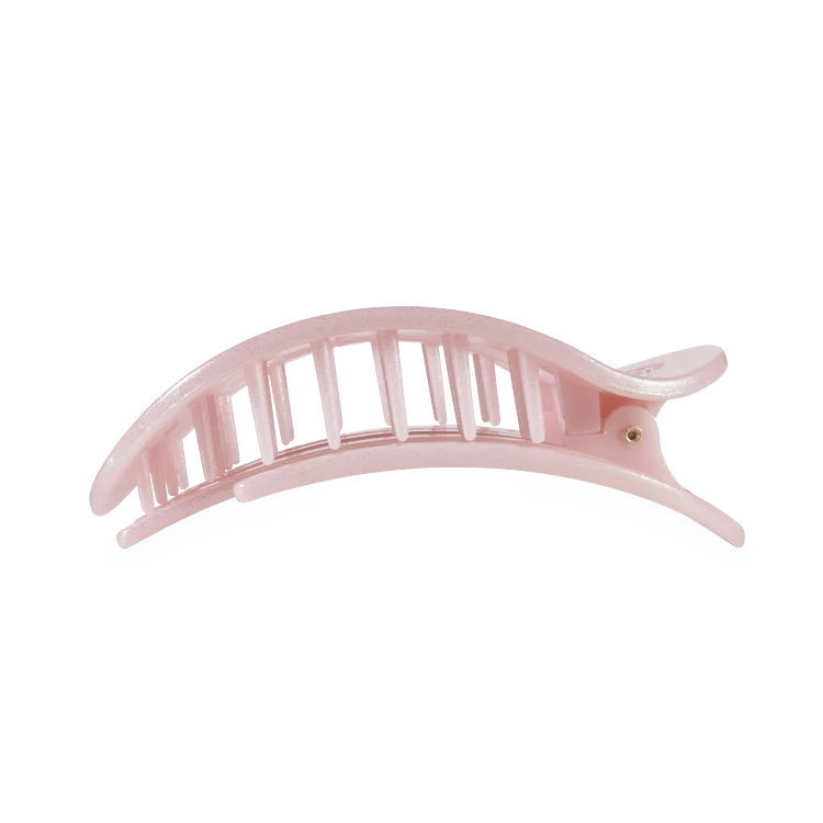 Teleties Flat Harbor Cruise Hair Clip Medium - PinkPro Beauty Supply