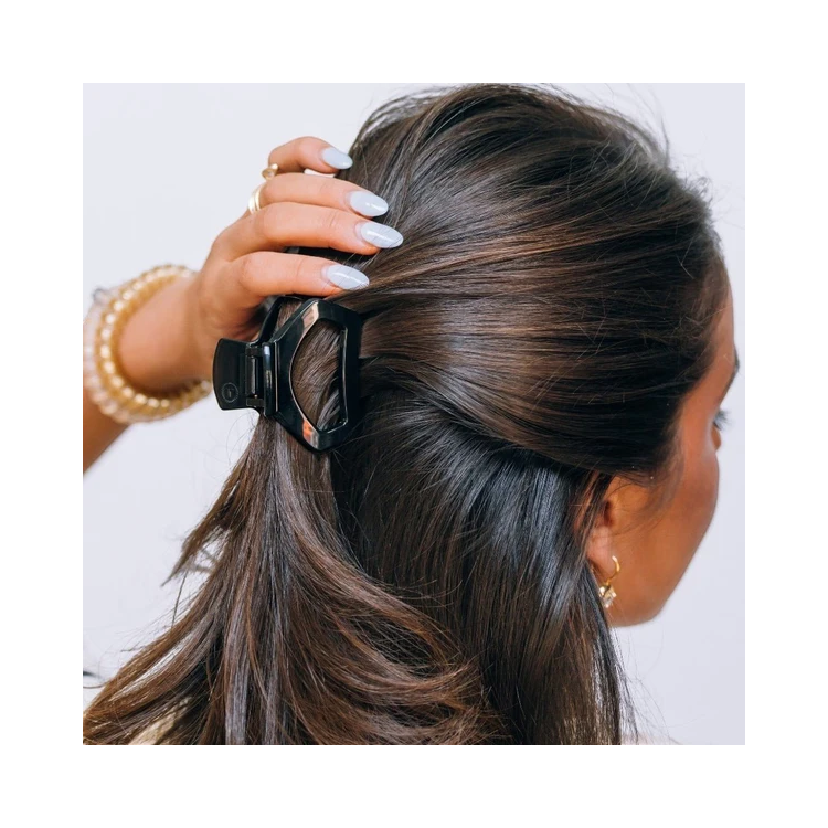 Teleties Open Petite Hair Clip - Jet Black