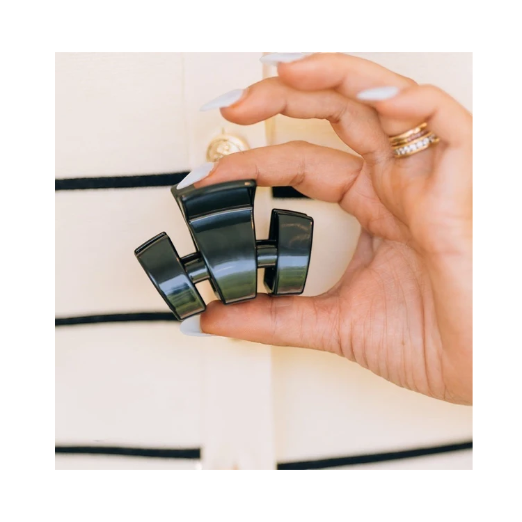Teleties Classic Petite Claw Clip - Jet Black