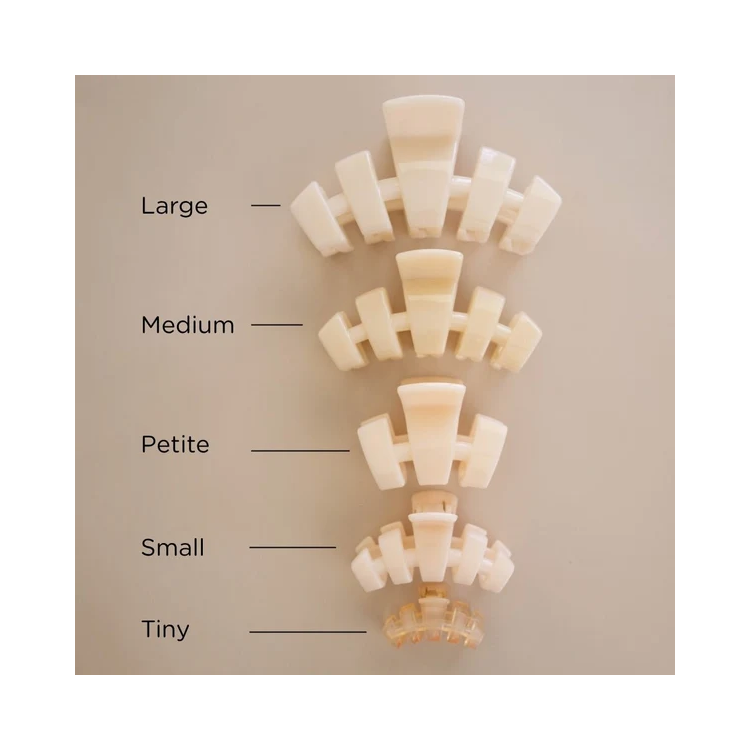 Teleties Classic Clip Petite - Almond Beige
