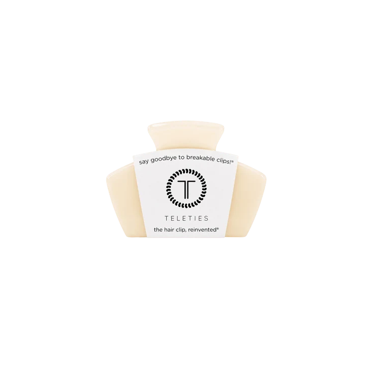 Teleties Classic Clip Petite - Almond Beige