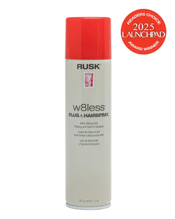 RUSK Designer Collection W8less Plus - Extra Strong Hairspray 55% VOC 10 oz.