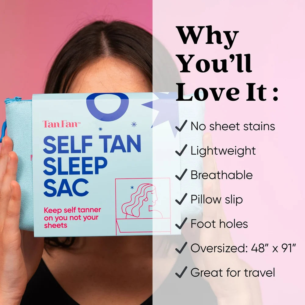 Tan Fan Sleep Sac Self Tan Navy
