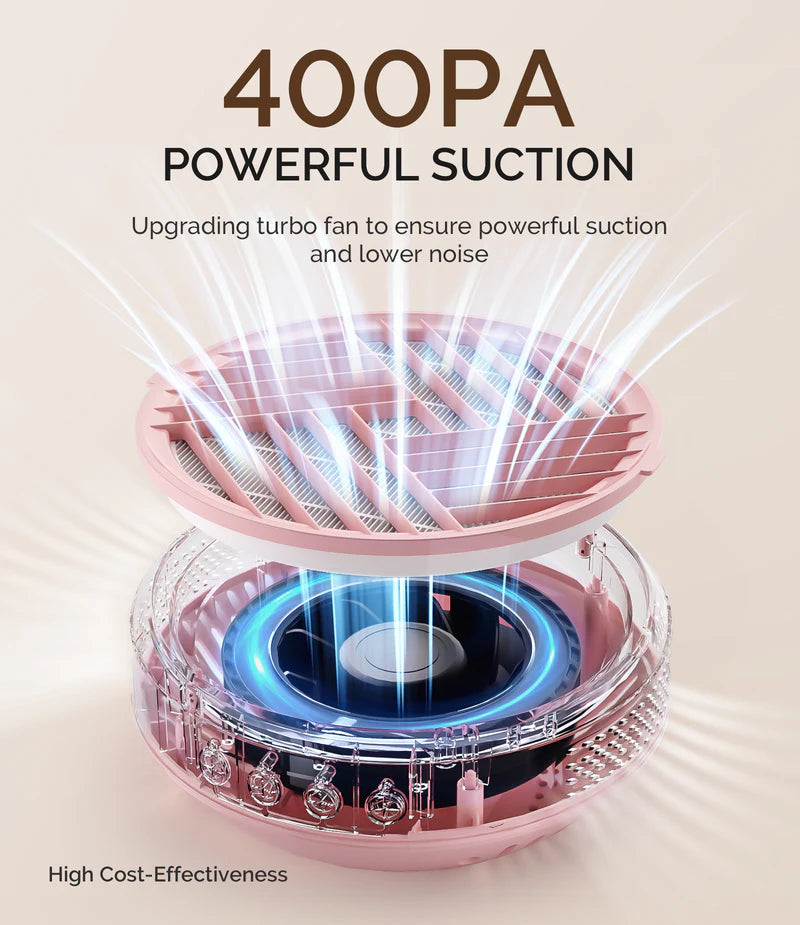 MelodySusie SProR Cordless & Rechargeable Nail Dust Collector - Pink - PinkPro Beauty Supply