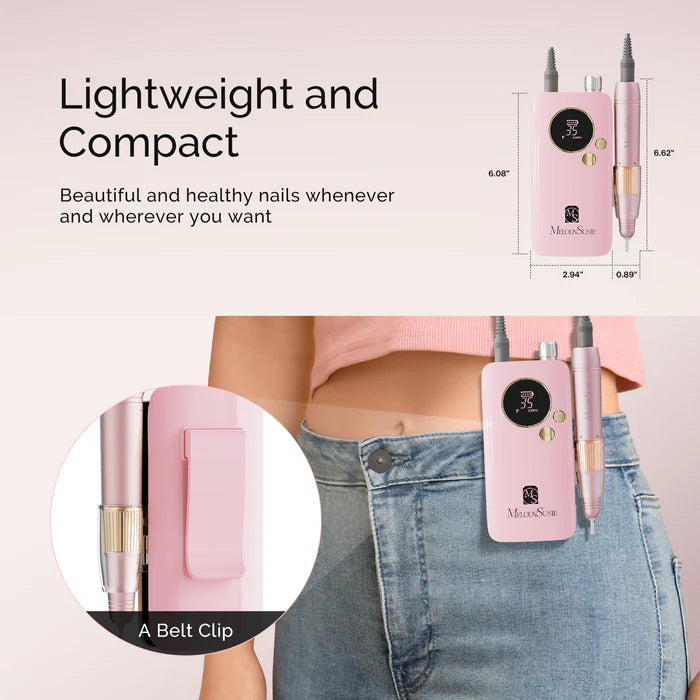 MelodySusie Nail Drill Full Set - Student Manicure Kit #2 - PinkPro Beauty Supply