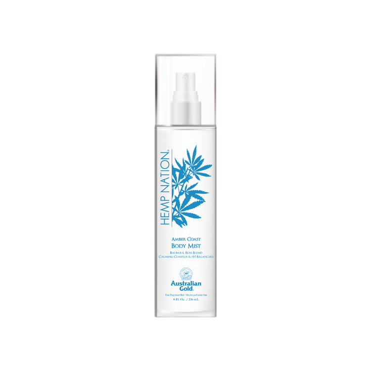 Australian Gold Hemp Nation Amber Coast Body Mist 8 oz