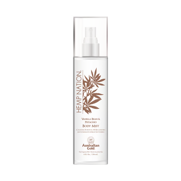 Australian Gold Hemp Nation Vanilla Bean Pistachio Body Mist 8 oz