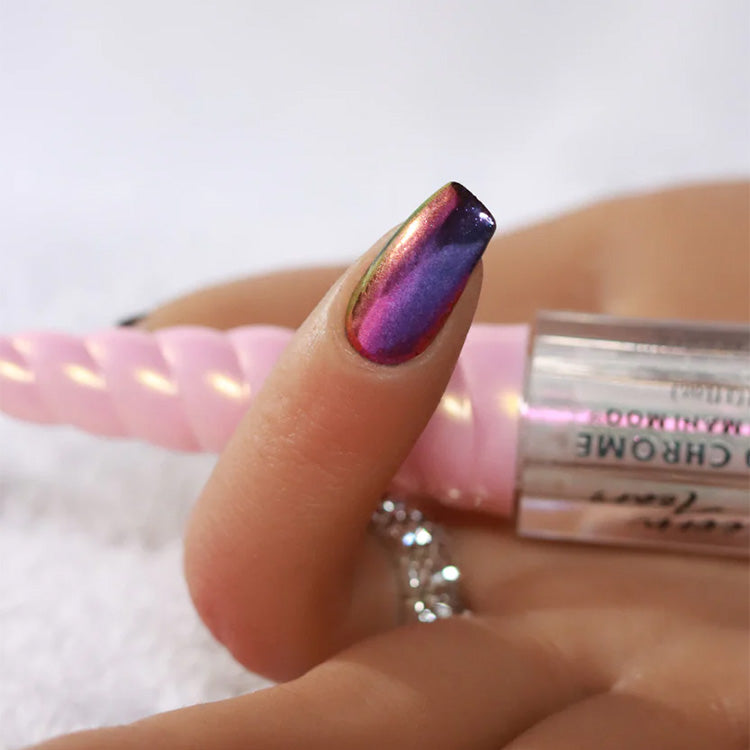 Mini Mani Moo! Unicorn Tears Liquid Chrome - Ethereal Lavender 0.1 oz. - PinkPro Beauty Supply