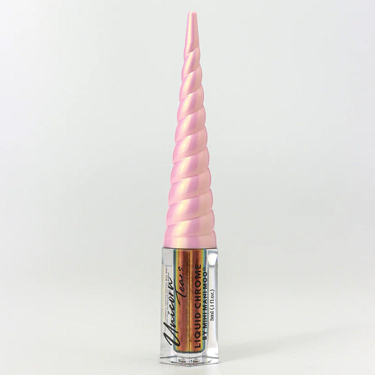Mini Mani Moo! Unicorn Tears Liquid Chrome - Chestnut Forest 0.1 oz. - PinkPro Beauty Supply