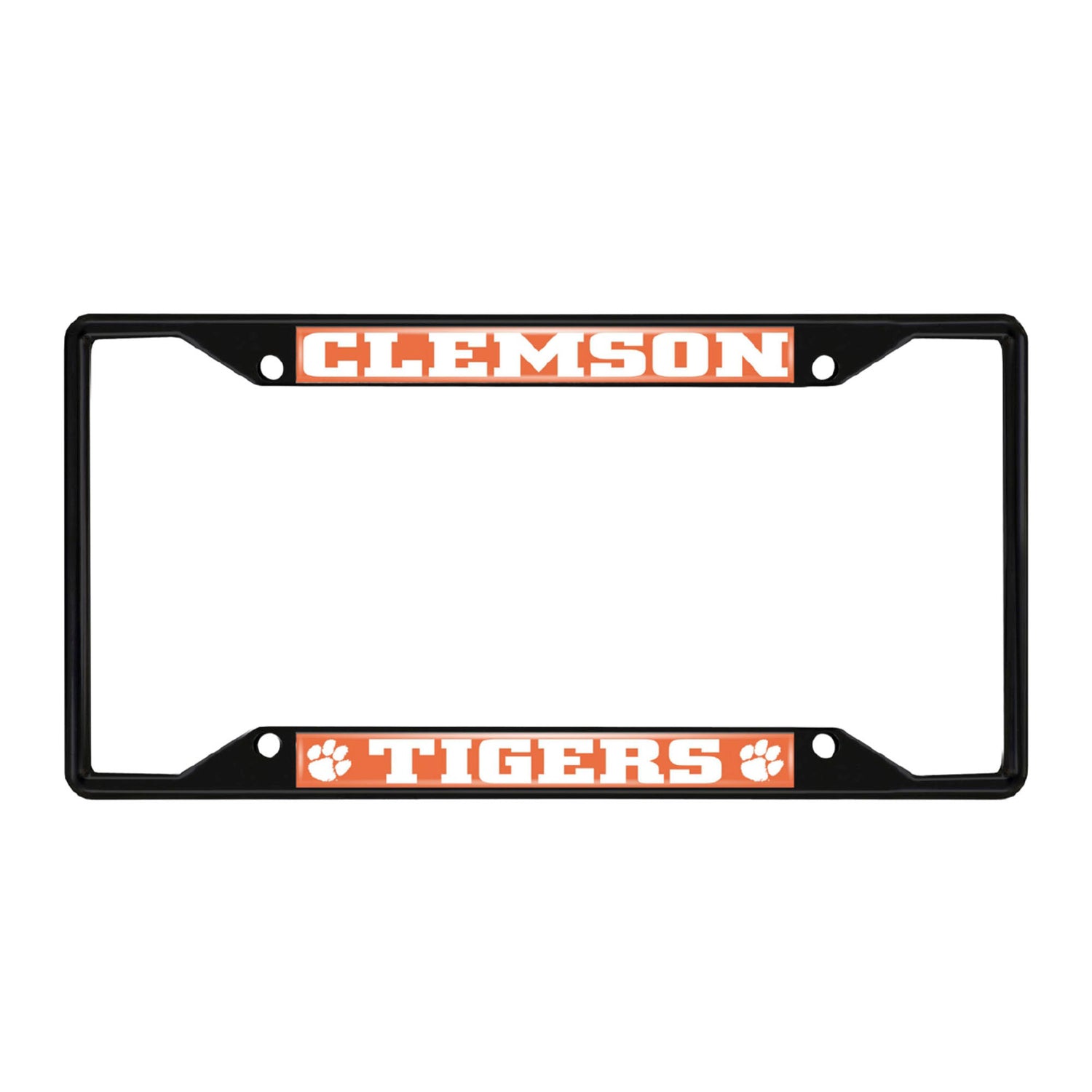 Fanmats Clemson Tigers License Plate Frame - Black