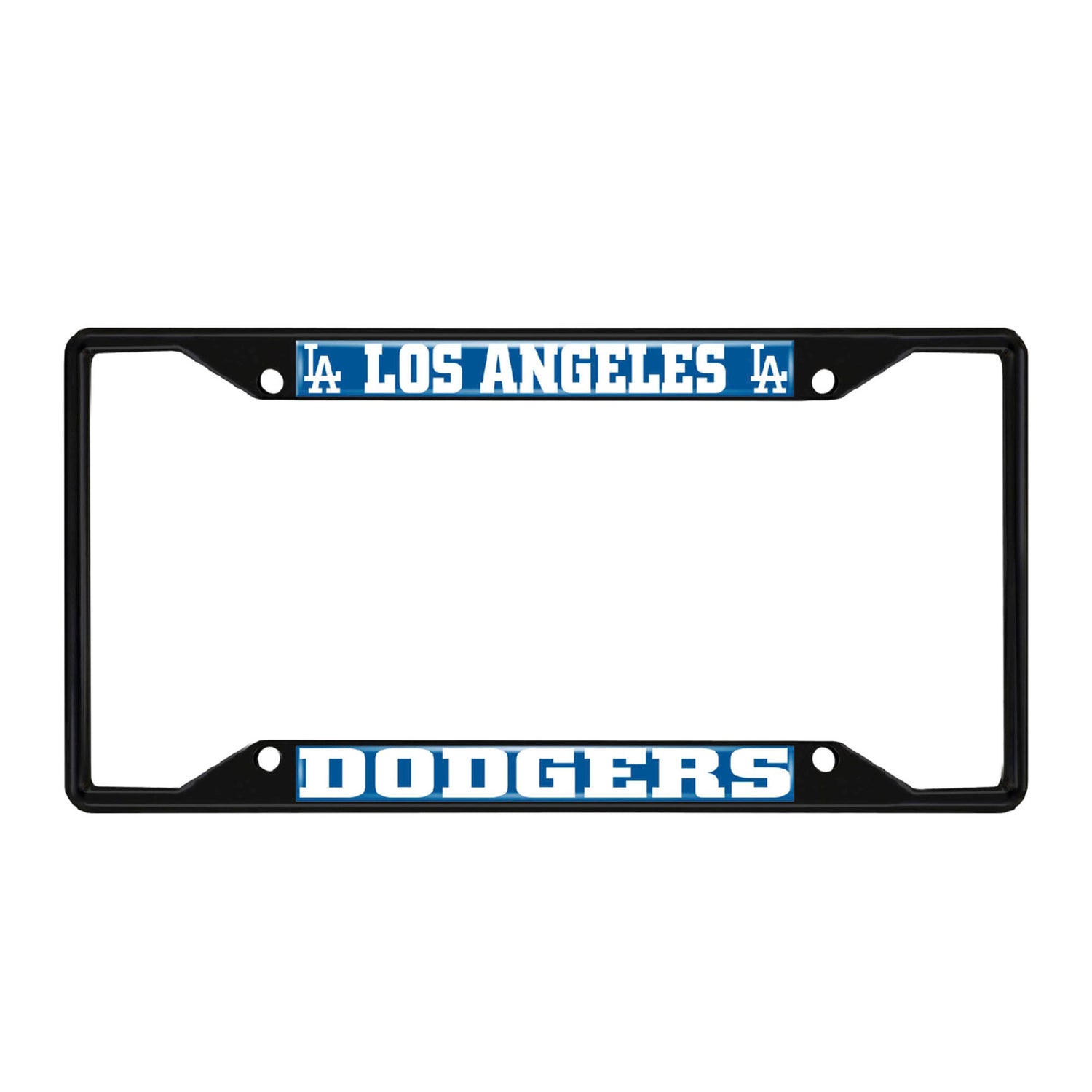 Fanmats MLB Los Angeles Dodgers License Plate Frame - Black