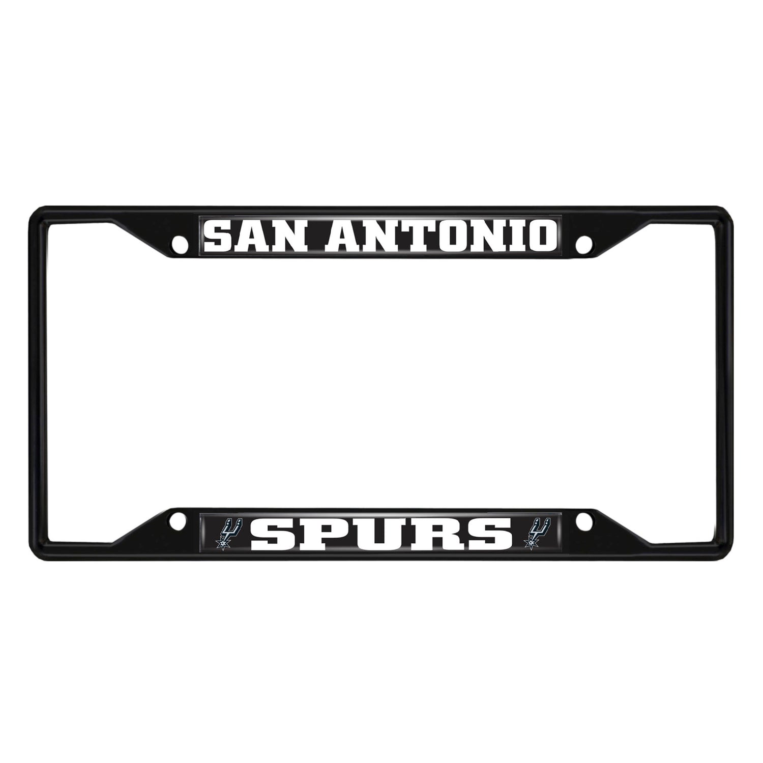 Fanmats NBA San Antonio Spurs License Plate Frame - Black