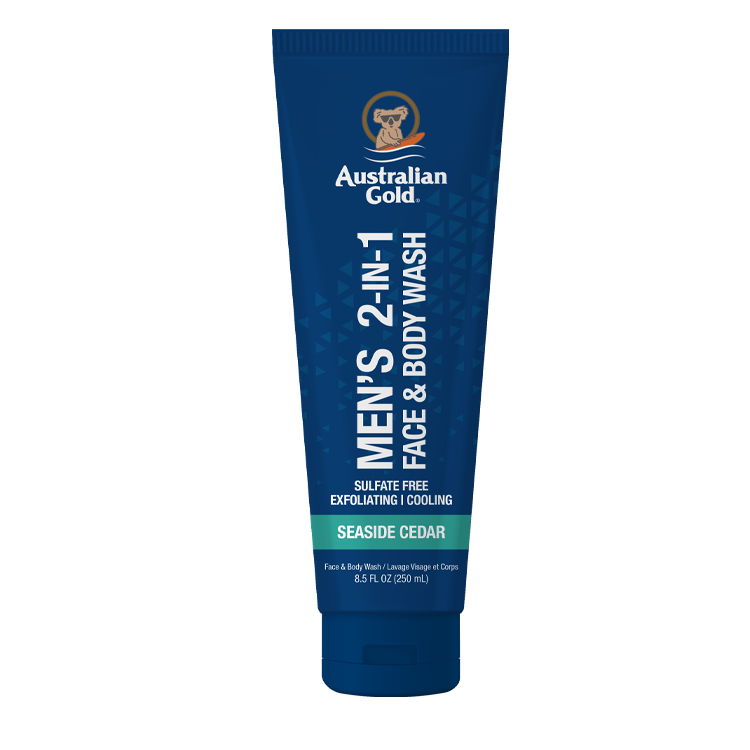 Australian Gold Seaside Cedar 2-In-1 Face & Body Wash - 8.5 oz. - PinkPro Beauty Supply