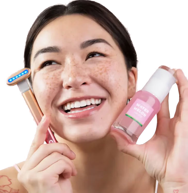 Rose Gold Velve Pro Blue & Red Light Therapy Complete Kit