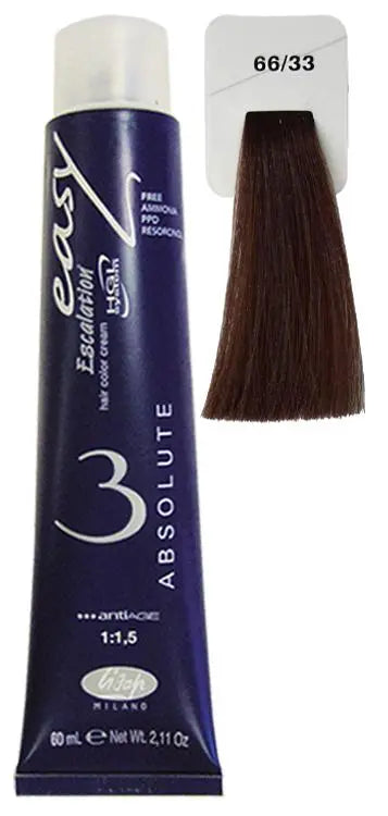 Lisap Easy Absolute 3 Ammonia Free Permanent Color 66/33 Lisap