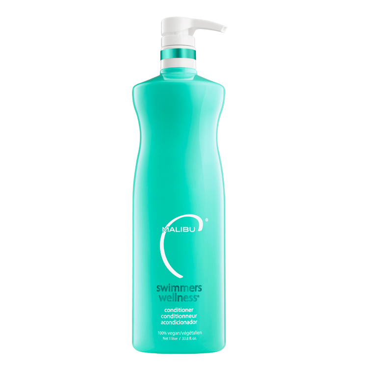 Malibu C Swimmers Wellness Collection Conditioner -33.8 oz Liter