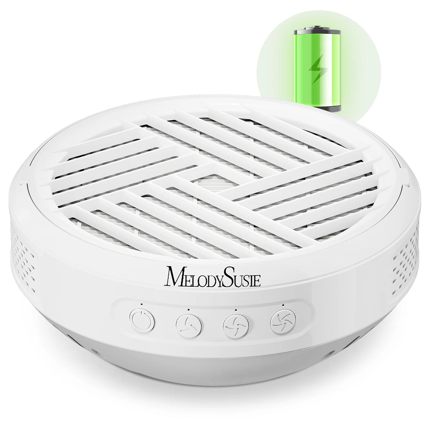 MelodySusie SProR Cordless & Rechargeable Nail Dust Collector - White - PinkPro Beauty Supply