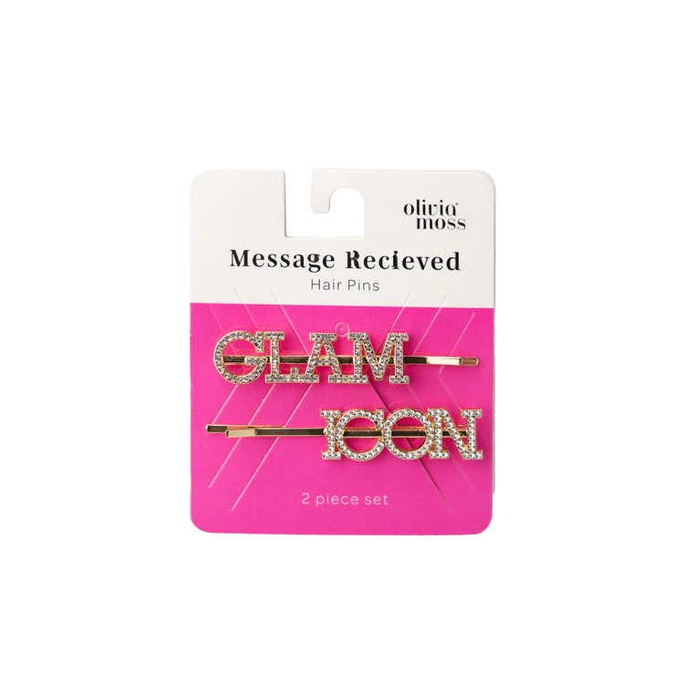 Olivia Moss Hair Pins - 2 Piece Glam Icon - PinkPro Beauty Supply