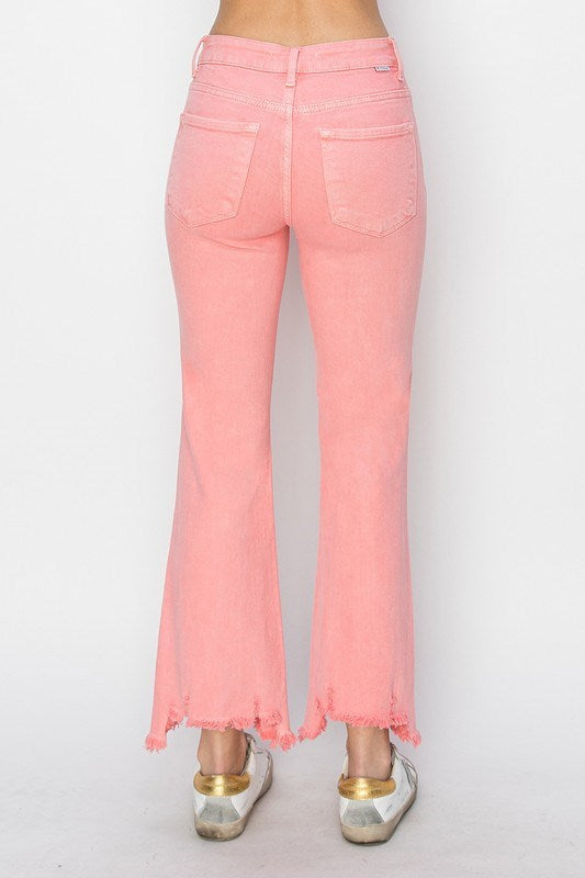 Risen Pants Midrise Straight - Flamingo - PinkPro Beauty Supply