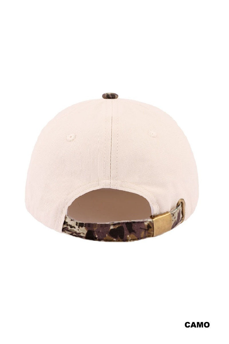 Zenana Two Tone Canvas Hat Two Tone Canvas Hat