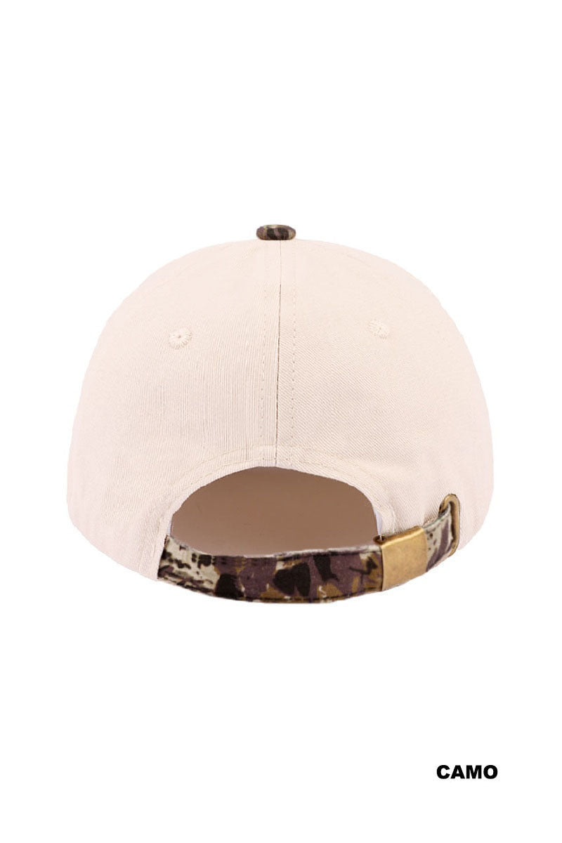 Zenana Two Tone Canvas Hat