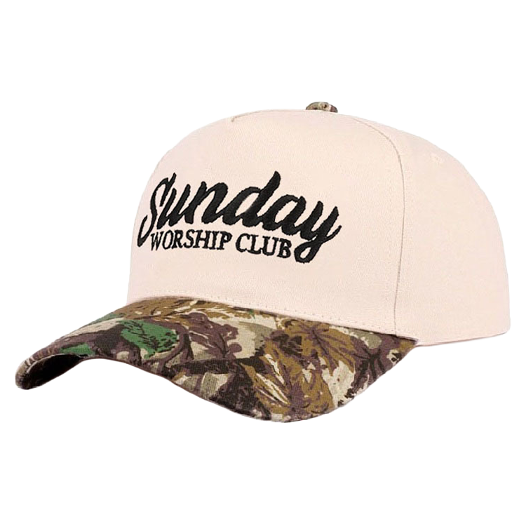 Cap Two Tone Sunday Worship Club Camo