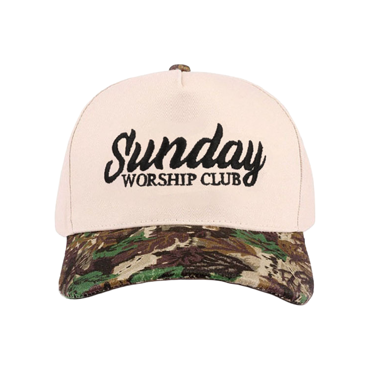 Cap Two Tone Sunday Worship Club Camo