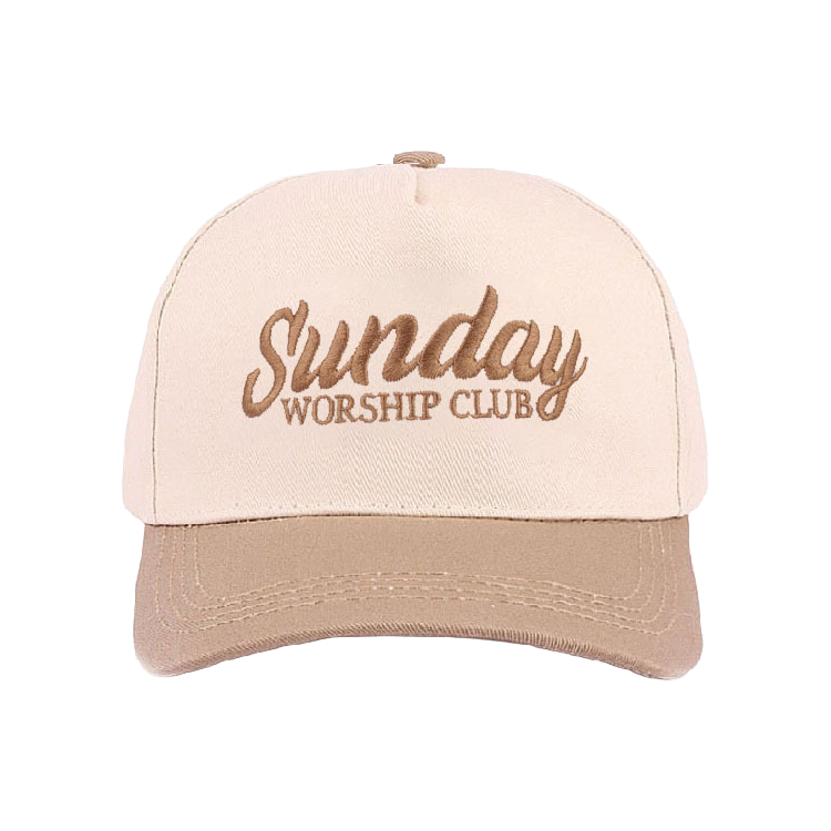 Cap Two Tone Sunday Worship Club Ash Mocha