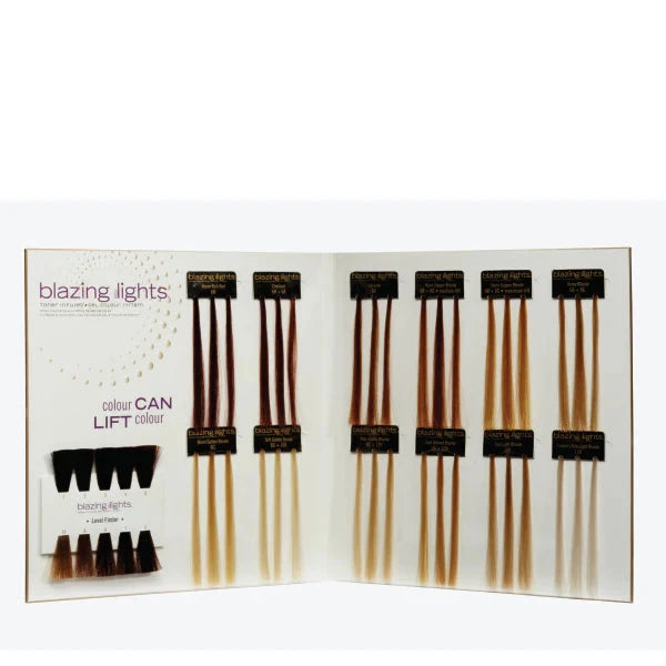 Scruples Blazing Highlights Toner Infused Gel Color System - Swatch Book Scruples