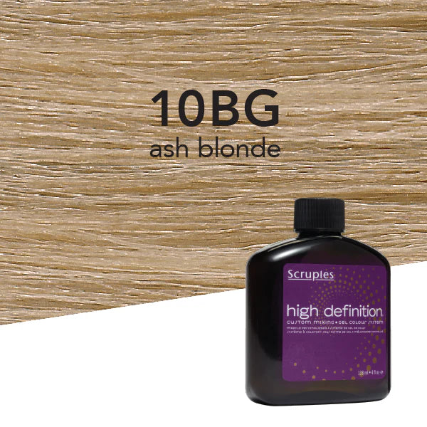 Scruples High Def Custom Mixing Gel Color - 10BG Ash Blonde 4 oz. - PinkPro Beauty Supply