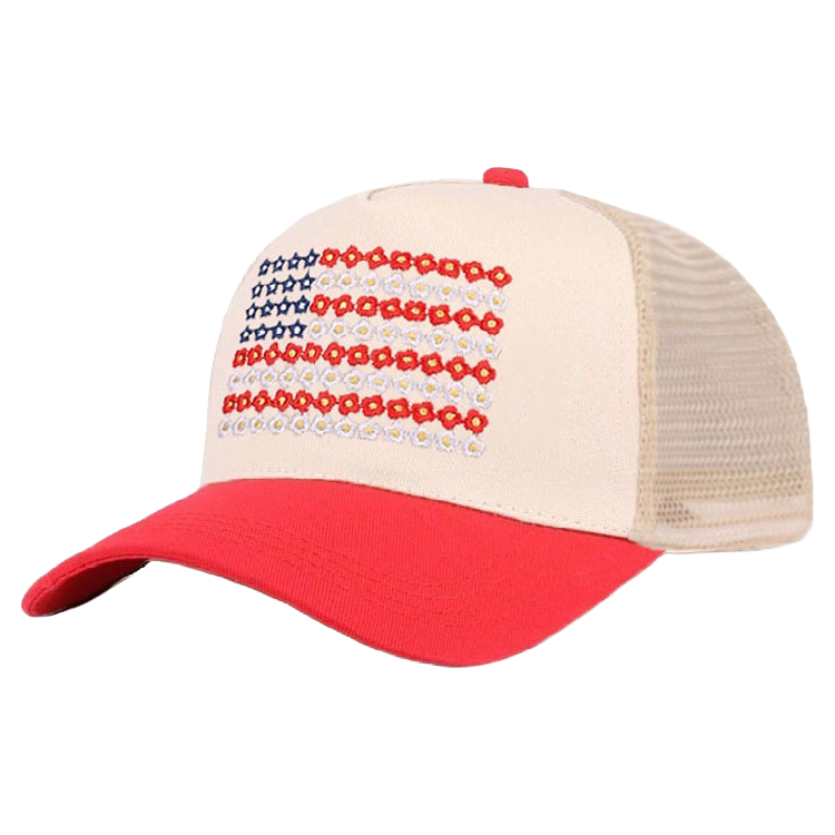 Cap Two Tone Flag Red
