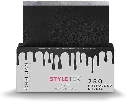 Styletek Obsidian Pop Up Foil 250 Count - PinkPro Beauty Supply