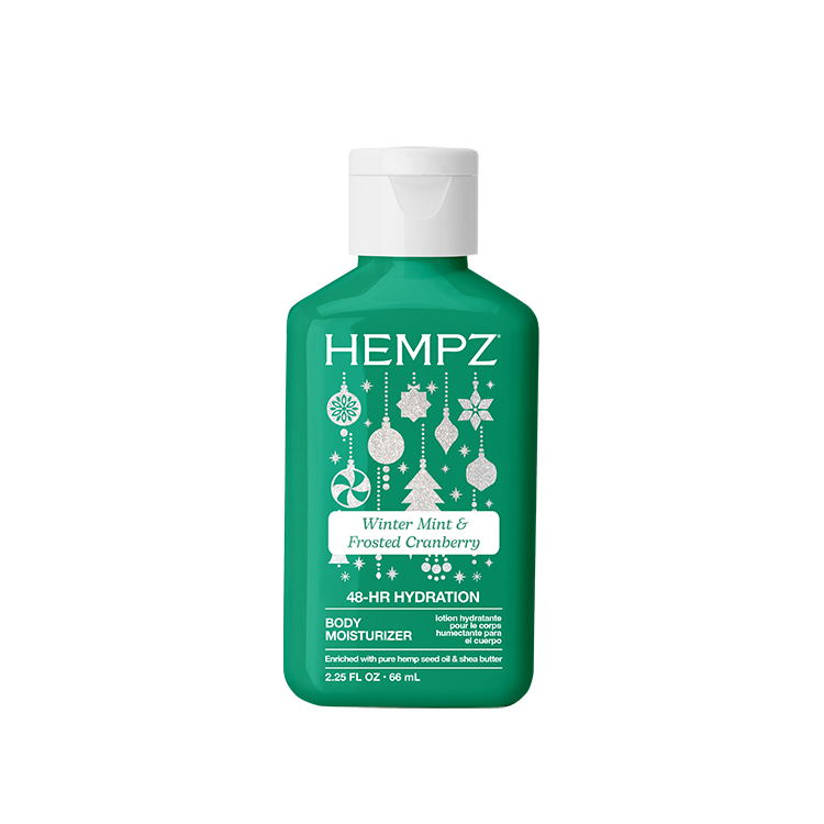 Hempz Wintermint & Frosted Cranberry Moisturizer 2.25oz
