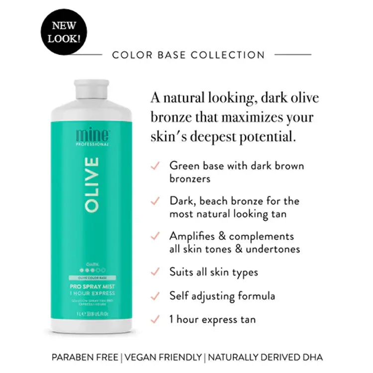 MineTan Olive Pro Spray Mist MineTan